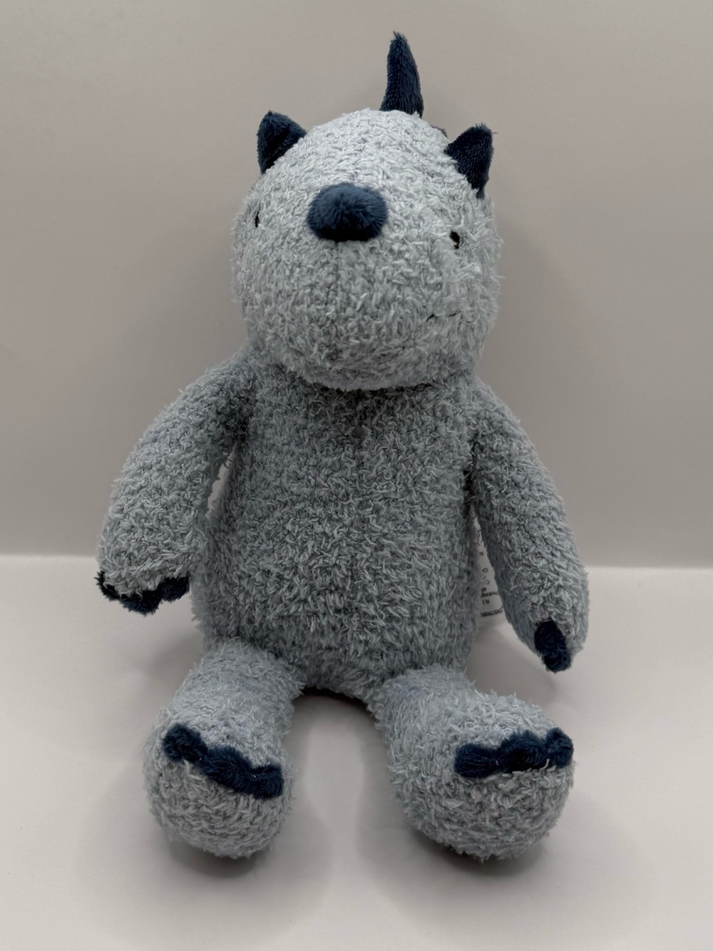 Pottery Barn Kids Blue Dinosaur Plush Stuffed Animal